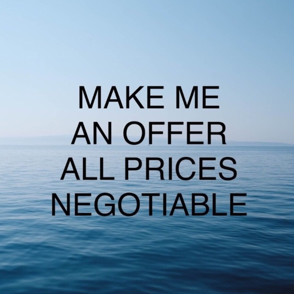 Make an offer - all prices negotiable